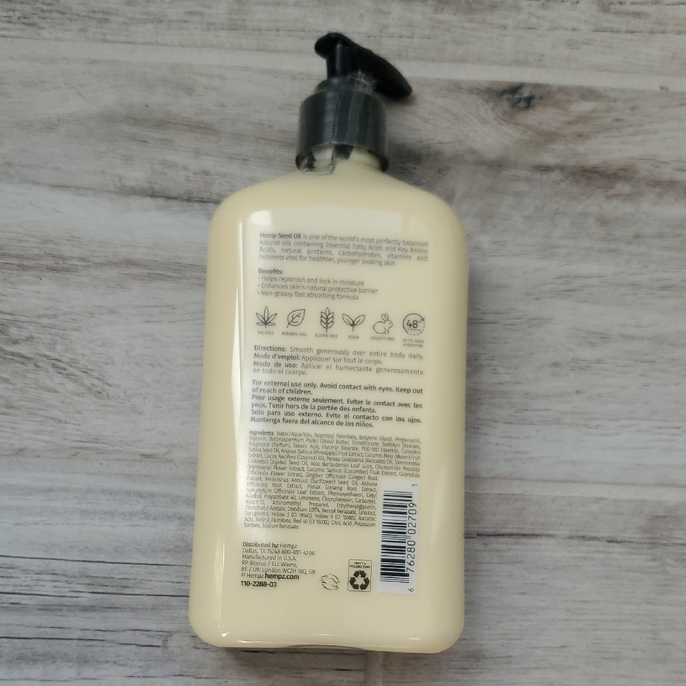 Hempz Pineapple & Melon Herbal Moisturizer Lotion - Picture 2 of 2